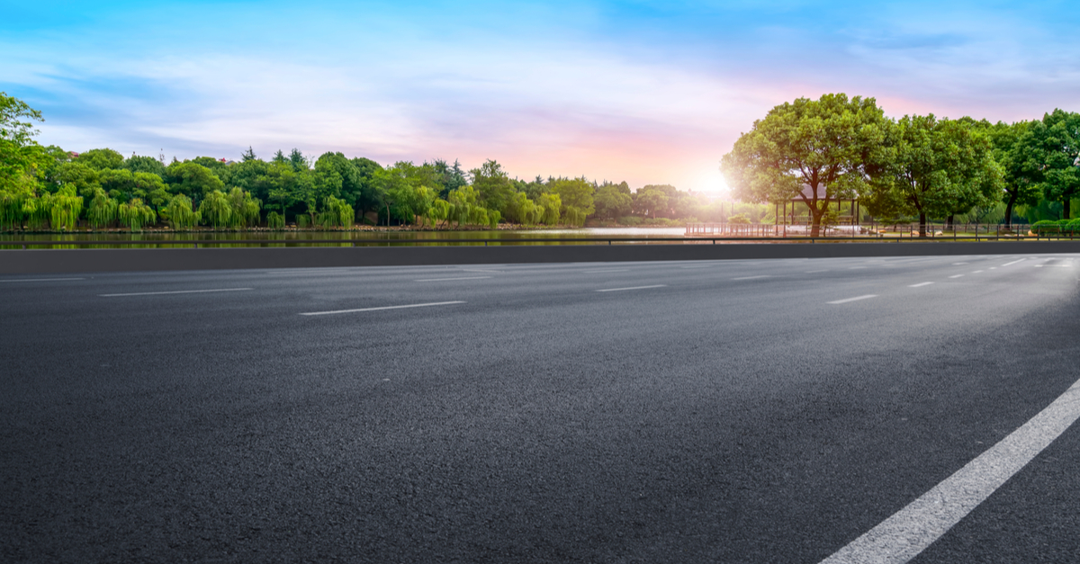 Reduce your carbon footprint; Recycled road surfaces